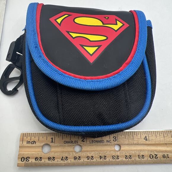 Superman Kids Belt Pouch Key Chain - Picture 6 of 8